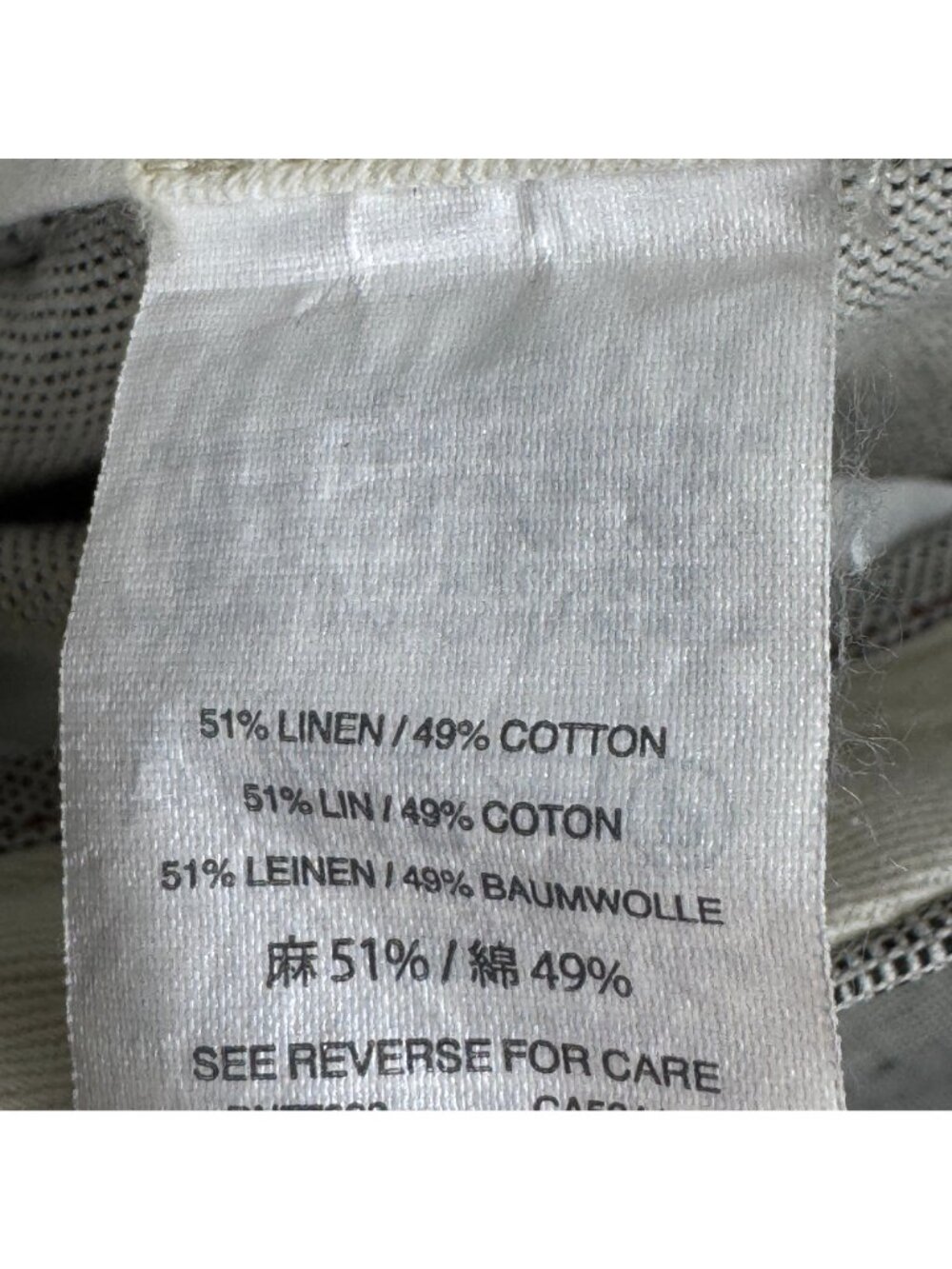 J. Crew 770 Straight Fit Tapered Linen Cotton Pants Mens 33 Gray Preppy Golf - Picture 4 of 6